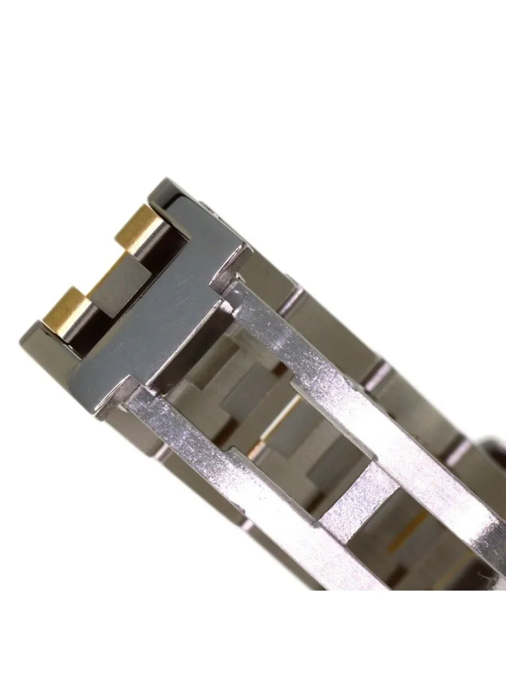 Hermes Clipper SS Watch White